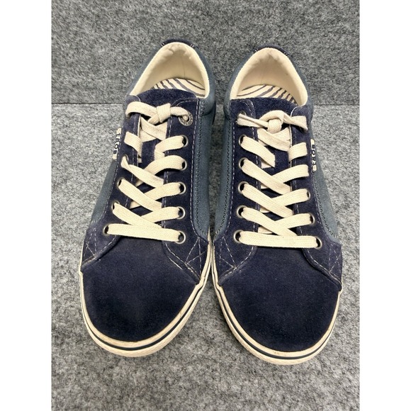 Taos Footwear Shoes - Taos Retro Star Sneakers Women Size 7.5 Blue Suede Lace Up Shoes